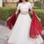 Navratri White Viscose Jacquard Lehenga Choli with Zari Work & Contrast Dupatta - free size