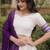 Navratri White Viscose Jacquard Lehenga Choli with Zari Work & Contrast Dupatta - free size