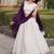 Navratri White Viscose Jacquard Lehenga Choli with Zari Work & Contrast Dupatta - free size