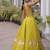 Navratri Roman Silk Lehenga Choli with Pan Patti Gota & Mirror Lace Work - free size