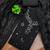 women's black unstitched georgette dress material with embroidered dupatta
