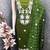 women's green unstitched roman silk dress material with embroidered dupatta