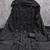 women's black unstitched georgette dress material with embroidered dupatta