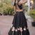 Navratri Roman Silk Lehenga Choli with Pan Patti Gota & Mirror Lace Work - free size