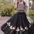 Navratri Roman Silk Lehenga Choli with Pan Patti Gota & Mirror Lace Work - free size