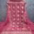 women's purple unstitched georgette dress material with embroidered dupatta