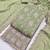 women's olive green unstitched georgette dress material with embroidered dupatta