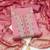 women's pink unstitched chanderi cotton dress material with emblished dupatta