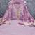 women's lavender unstitched chanderi cotton dress material with emblished dupatta