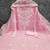 women's pink unstitched chanderi cotton dress material with embroidered dupatta