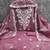women's lavender unstitched chanderi cotton dress material with embroidered dupatta