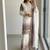 White Color  Embroidery Work  Georgette Salwar Suit
