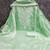 women's light green unstitched chanderi cotton dress material & embroidered dupatta
