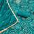 women's green unstitched cembric cotton dress material with printed dupatta