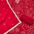 women's red unstitched cembric cotton dress material with printed dupatta