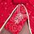 women's red unstitched cembric cotton dress material with printed dupatta