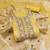 women's mustard unstitched banarasi cotton dress material with woven dupatta