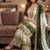 White Color  Embroidery Work  Georgette Salwar Suit