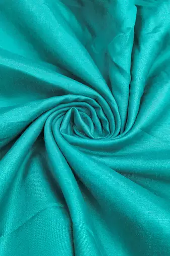 women's sea green unstitched banarasi cotton dress material with woven dupatta