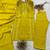 lmon color embroidered and sequence wrok silk blend salwar suit