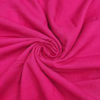 women's magenta unstitched banarasi cotton dress material with emblished dupatta 3