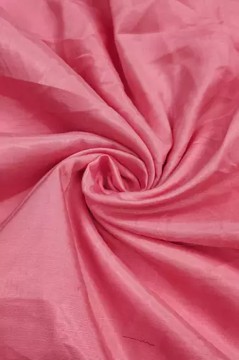 women's pink unstitched banarasi cotton dress material with woven dupatta