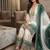 White Color  Embroidery Work  Georgette Salwar Suit