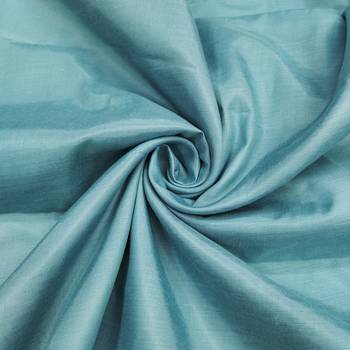 women's sea green unstitched p v cotton silk dress material & embroidered dupatta 3