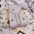 women's light grey unstitched modal cotton dress material with banarasi dupatta