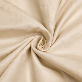 women's beige unstitched modal cotton dress material with banarasi dupatta 3