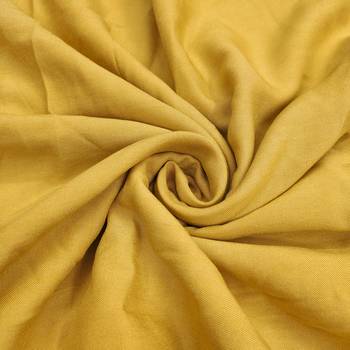 women's mustard unstitched banarasi cotton dress material with emblished dupatta 3