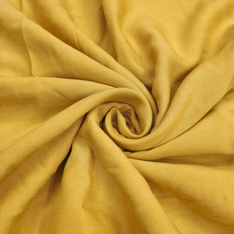 women's mustard unstitched banarasi cotton dress material with emblished dupatta