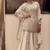White faux georgette party wear embroidery suit set