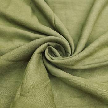 women's light green unstitched banarasi cotton dress material with woven dupatta 3