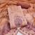 women's peach unstitched pure banarasi cotton dress material with woven dupatta