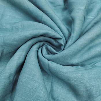 women's sea green unstitched pure banarasi cotton dress material & woven dupatta 3