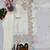 White heavy chinon silk party wear embroidery suit set