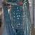 Sky blue heavy crushi silk party wear embroidery suit set