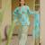 Sky pure cameric cotton party wear embroidery suit set