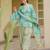 Sky pure cameric cotton party wear embroidery suit set