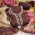 women's multi unstitched cotton linen simmer dress material with printed dupatta