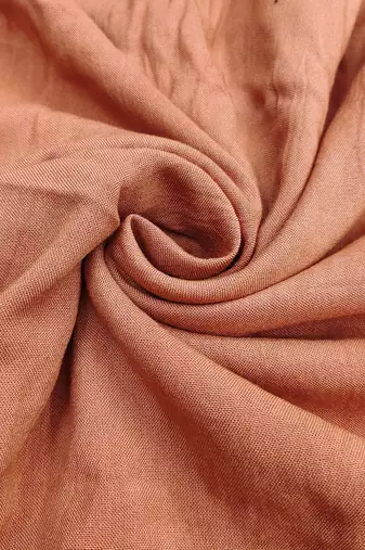 women's peach unstitched pure banarasi cotton dress material with woven dupatta