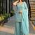 Sky heavy star georgette party wear embroidery suit set