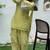 Pista mal chanderi cotton party wear embroidery farshi salwar suit set