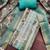 women's multi unstitched cotton linen simmer dress material with printed dupatta