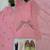 Pink mal chanderi cotton party wear embroidery suit set