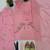 Pink mal chanderi cotton party wear embroidery suit set