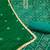 women's green unstitched jam cotton dress material with bandhani printed dupatta