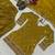 Yellow chinon silk party wear embroidery sharara suit set