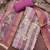 women's multi unstitched cotton linen simmer dress material with printed dupatta